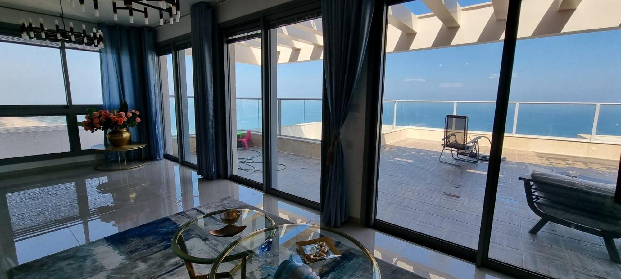 Appartement Penthouse Premium Ashkelon Sea Extérieur photo
